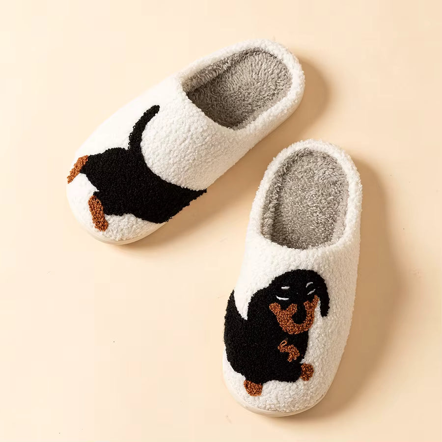 Pippa | Embroidered House Slippers