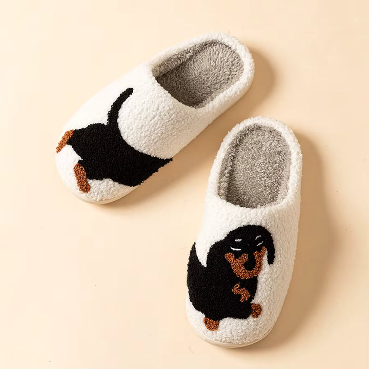 Pippa | Embroidered House Slippers
