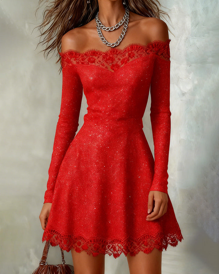 Vivienne | Off-Shoulder Lace Dress