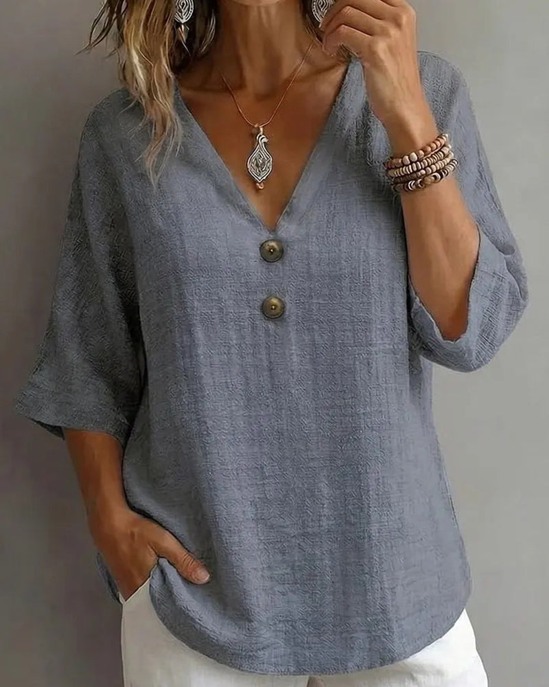 Nadine | Relaxed Textured Blouse