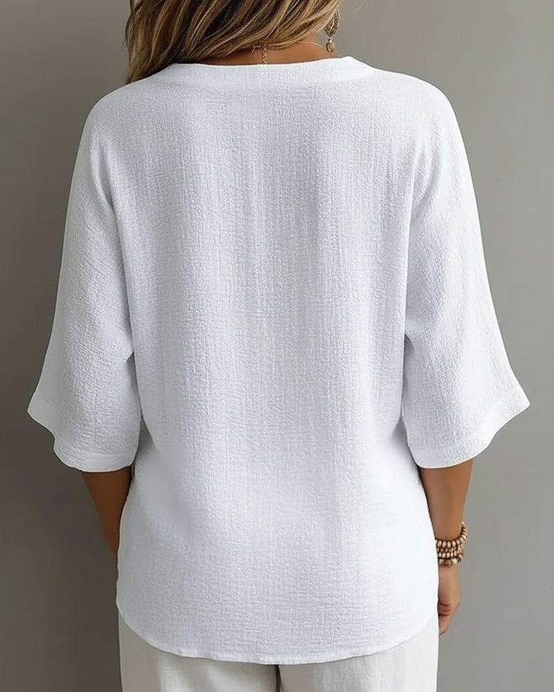 Nadine | Relaxed Textured Blouse