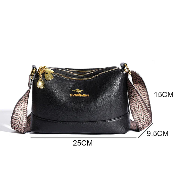 Addison | Refined Leather Shoulder Bag