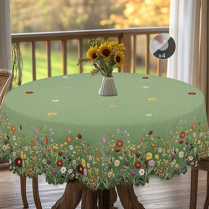 Elowen | Vintage Floral Tablecloth