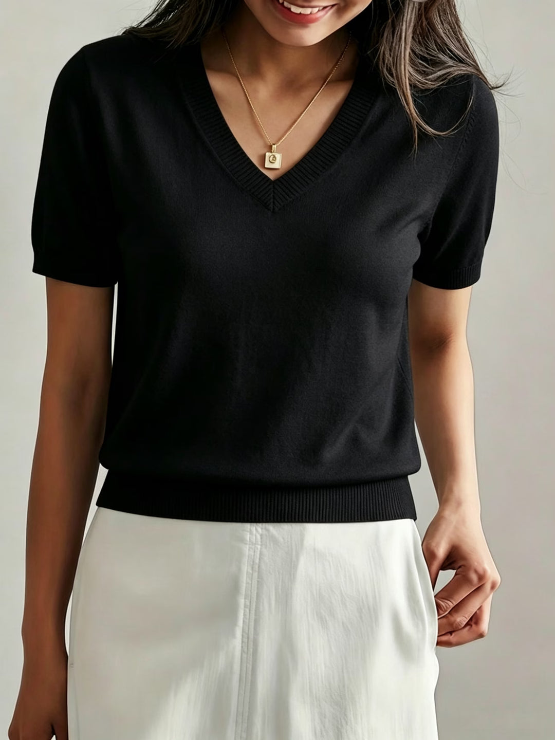Cecily | Relaxed Short Sleeve Top
