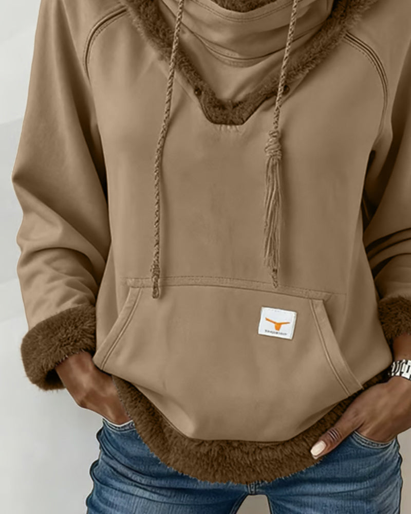 Hadley | Patchwork Pocket Hoodie