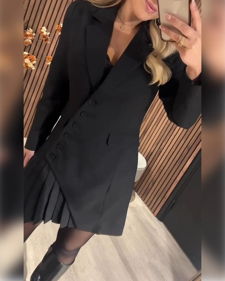 Victoria | Lapel Suit Dress