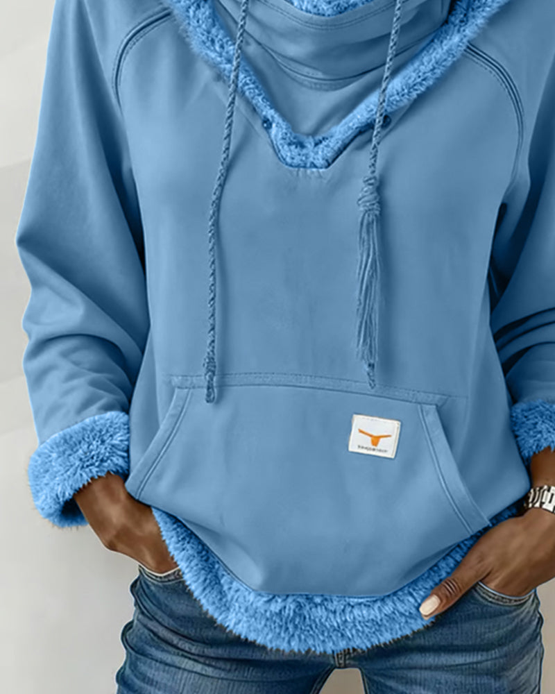 Hadley | Patchwork Pocket Hoodie