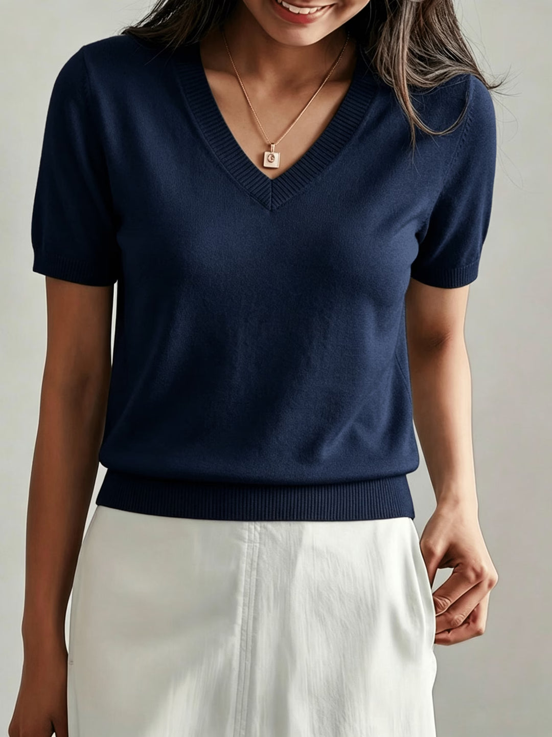 Cecily | Relaxed Short Sleeve Top