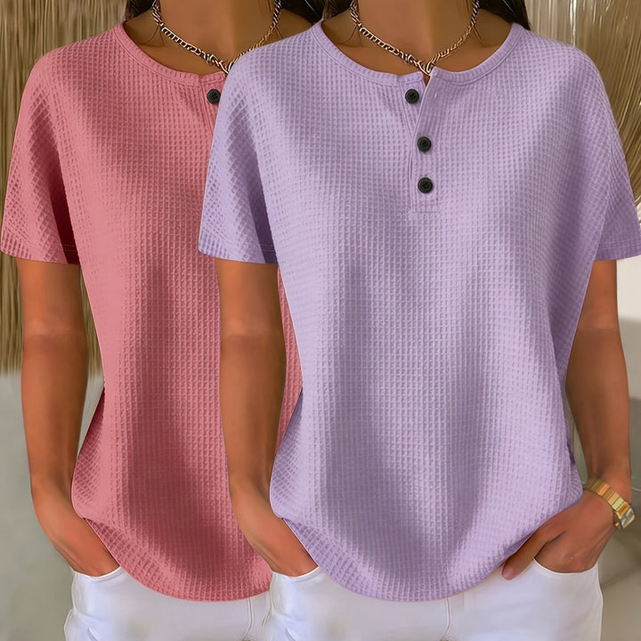 Poppy | Two-Pack Waffle Tops