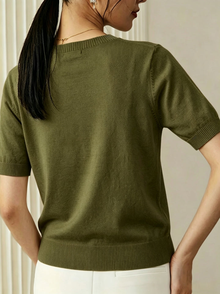 Cecily | Relaxed Short Sleeve Top