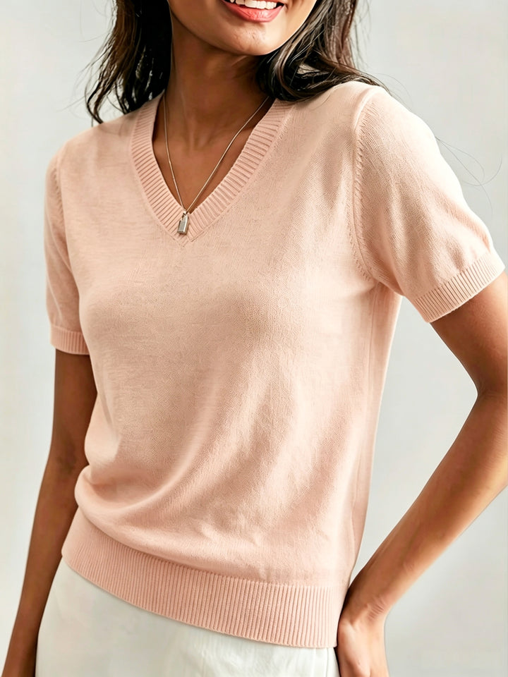 Cecily | Relaxed Short Sleeve Top