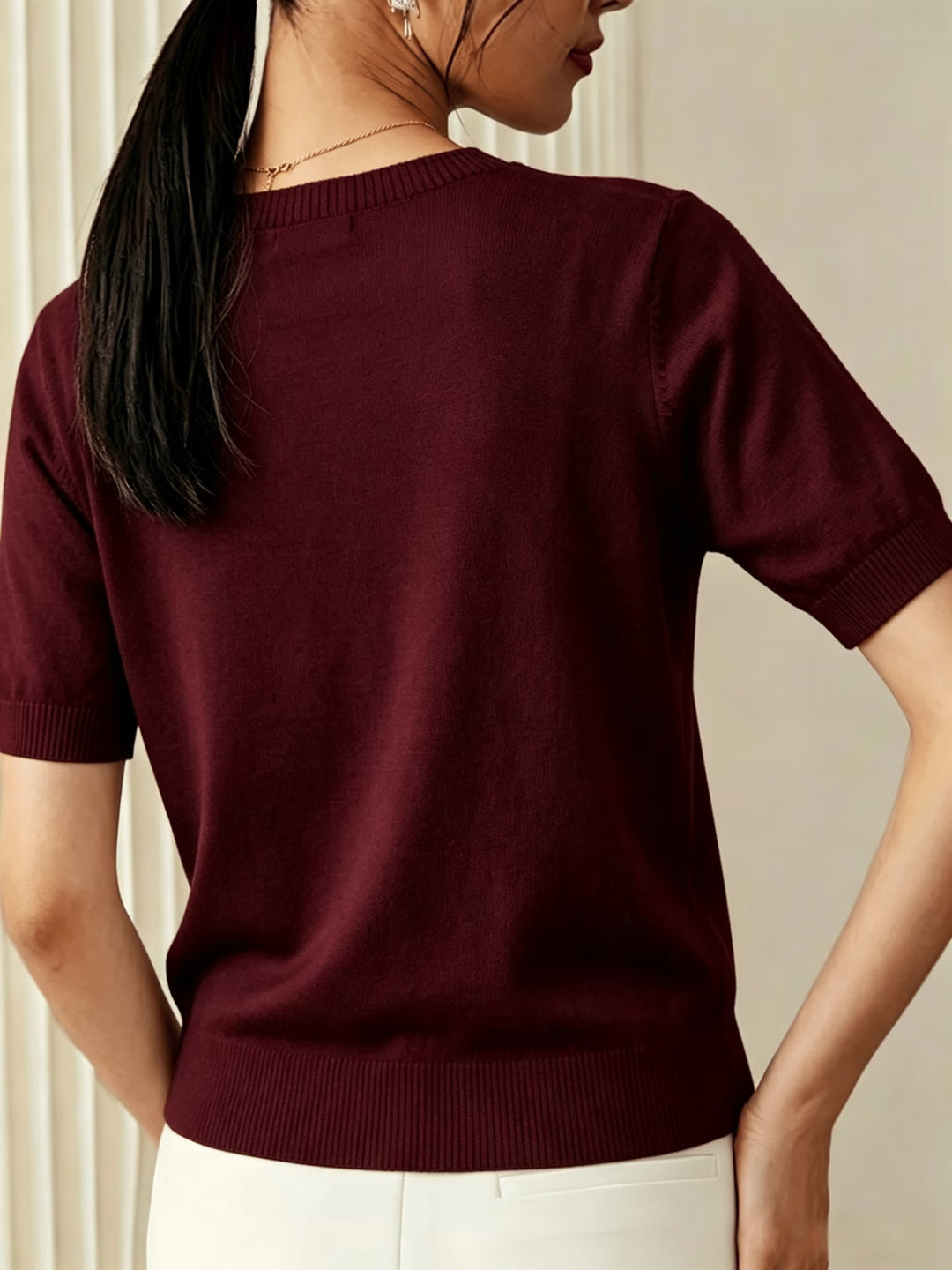 Cecily | Relaxed Short Sleeve Top