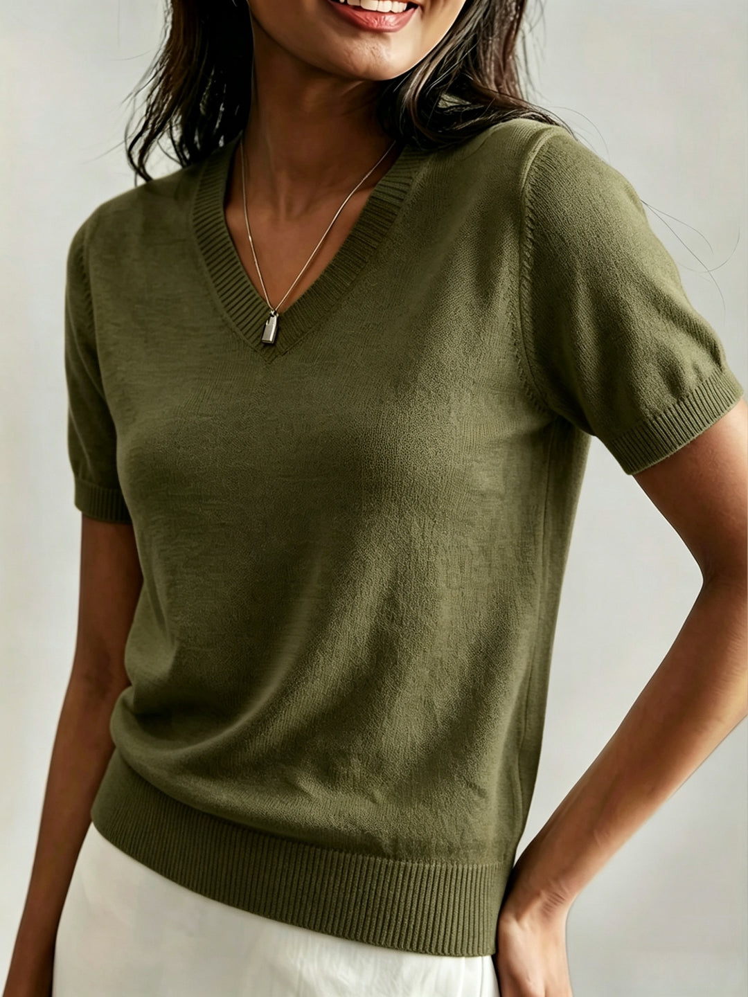 Cecily | Relaxed Short Sleeve Top