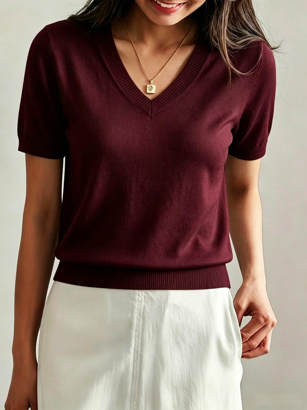 Cecily | Relaxed Short Sleeve Top