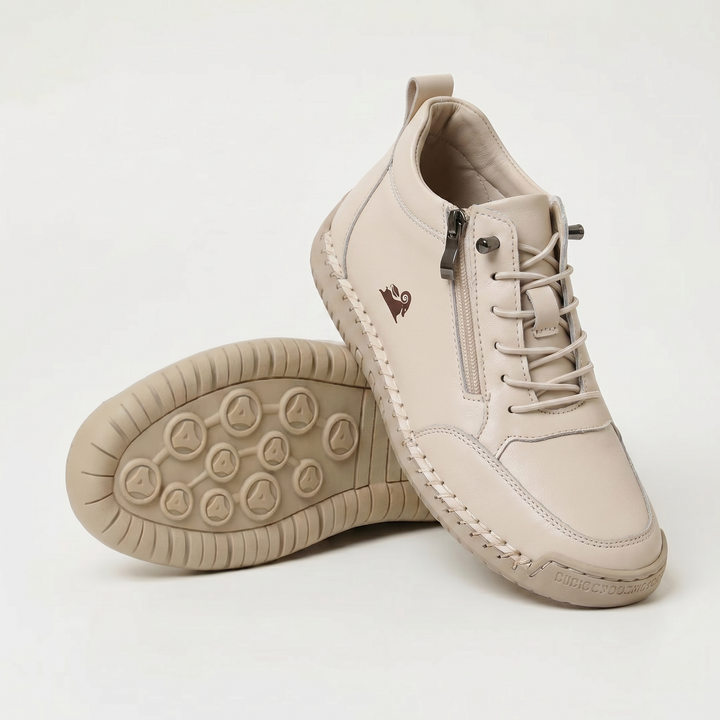 Mila Comfortable Zipper Sneakers