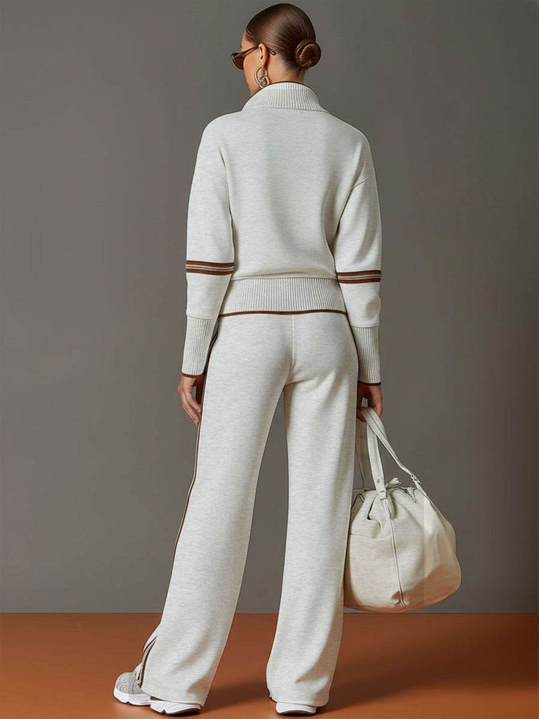 Amelie | Contrast Trim Lounge Set