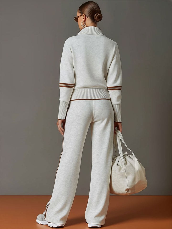 Amelie | Contrast Trim Lounge Set