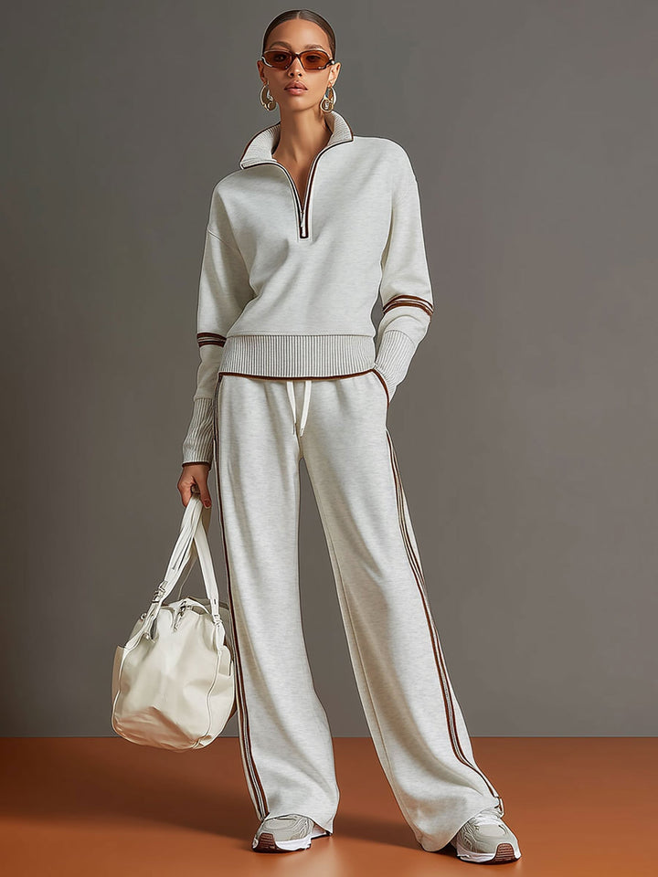 Amelie | Contrast Trim Lounge Set