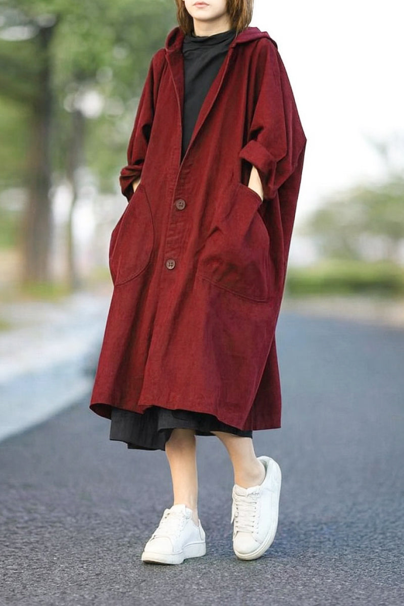 Indigo | Oversized Windbreaker Jacket