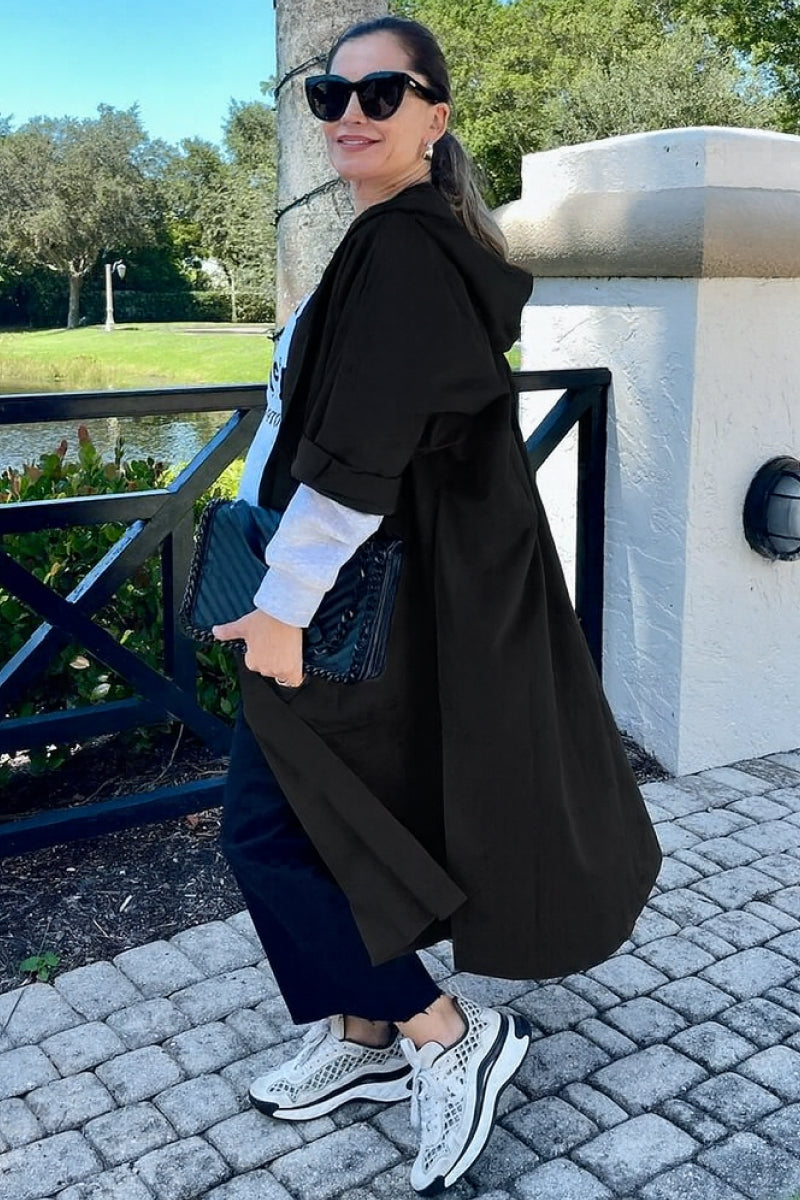 Indigo | Oversized Windbreaker Jacket