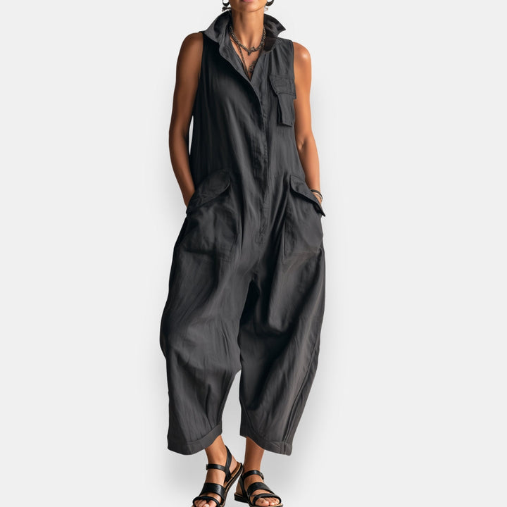 Zara - Relaxed Sleeveless Jumpsuit product image